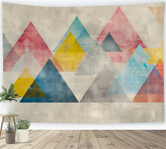 Graffiti Backdrop Artistic Geometric Color Backdrop UK BRP12-155