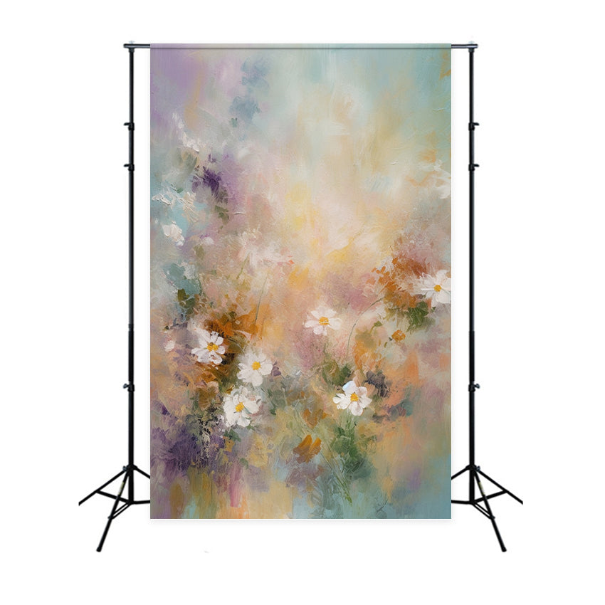 Maternity Backdrop Art Decor Pastel Flower Wall Backdrop UK BRP12-28