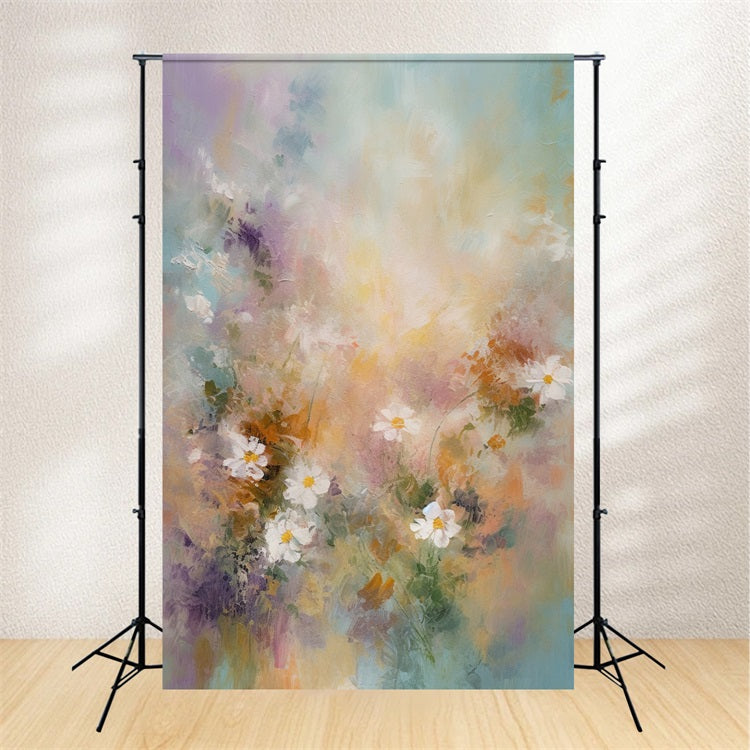 Maternity Backdrop Art Decor Pastel Flower Wall Backdrop UK BRP12-28