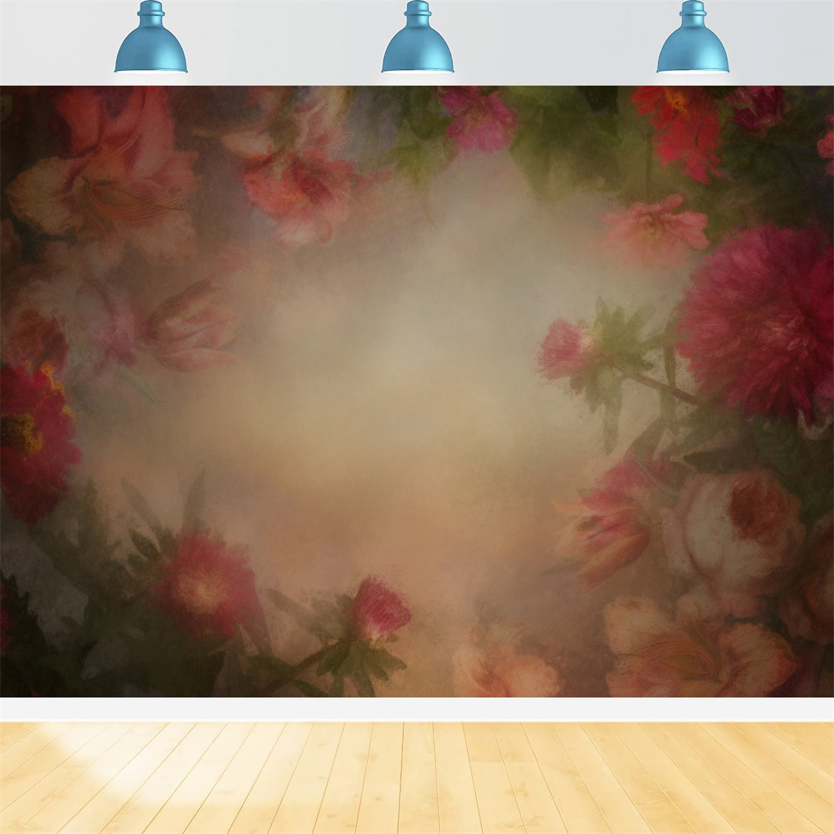 Backdrop Maternity Background Romantic Red Blossom Art Backdrop UK BRP12-29