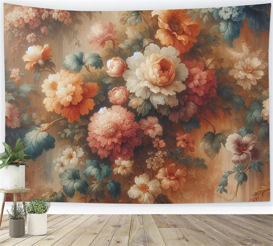 Backdrops For Maternity Photos Fine Art Decor Floral Backdrop UK BRP12-32