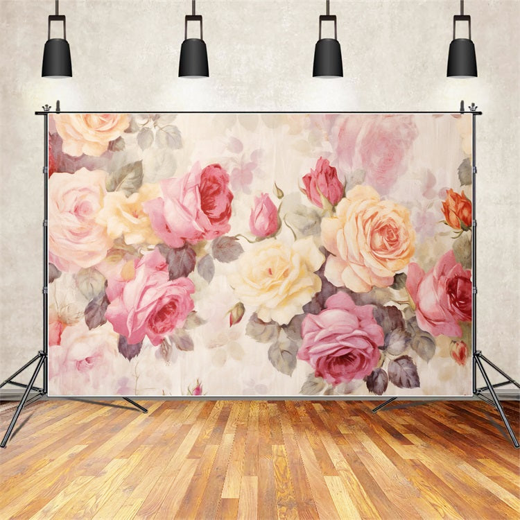 Maternity Photo Backdrops Elegant Blossom Themed Backdrop UK BRP12-34