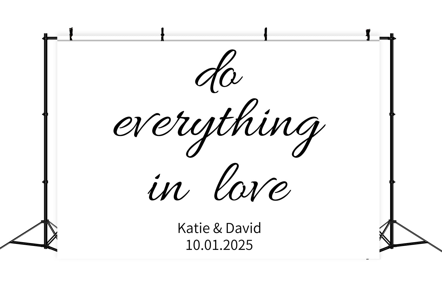 Wedding Backdrop Personalized Love Quote Ceremony Backdrop UK BRP12-370