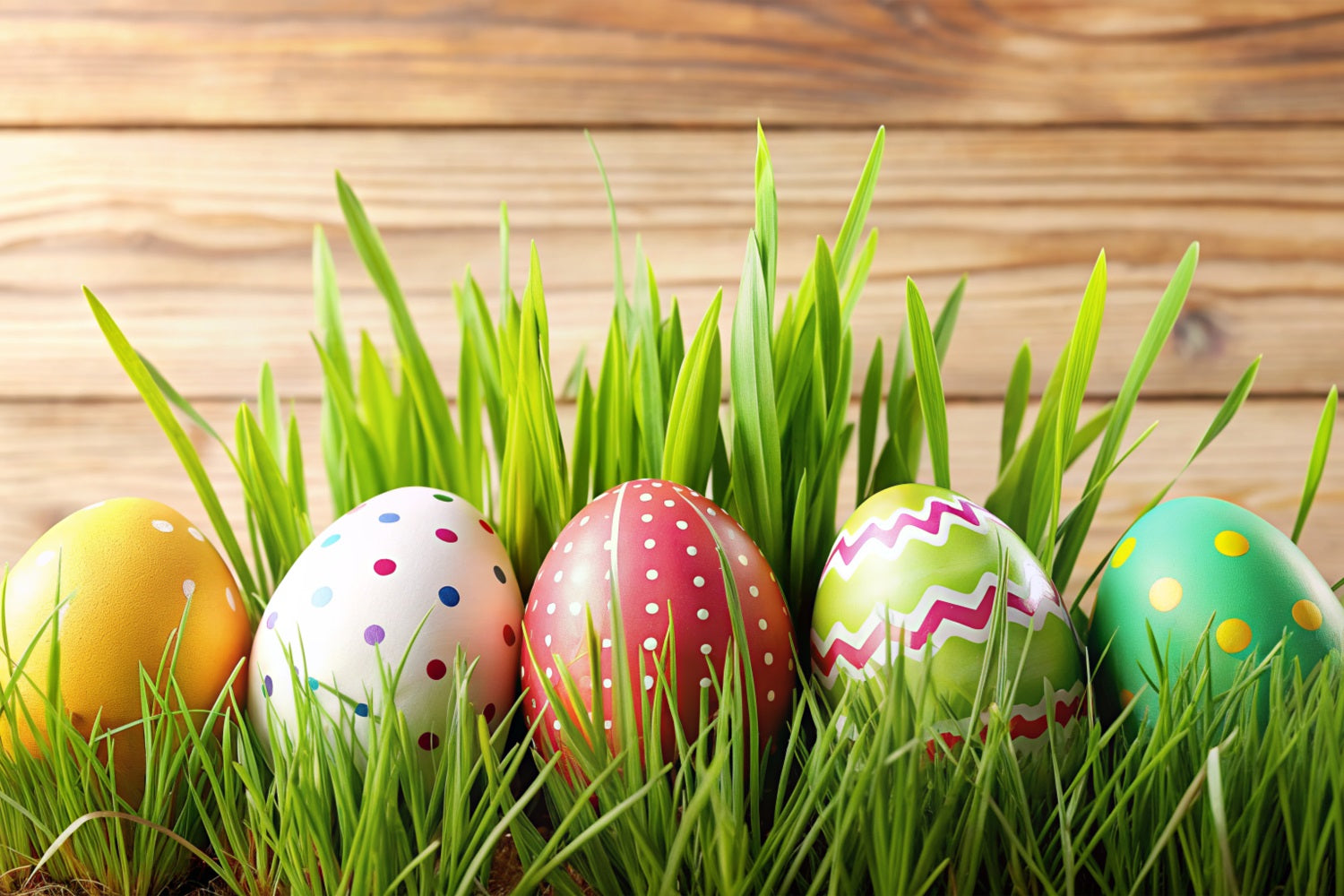 Easter Photoshoot Backdrop Egg Wooden Scene Backdrop UK BRP12-428