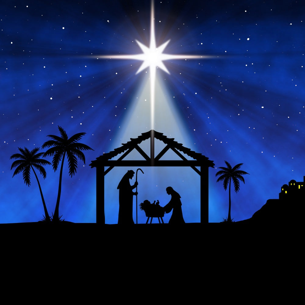 Nativity Backdrop Ideas Bethlehem Star Manger Scene Backdrop UK BRP12-442