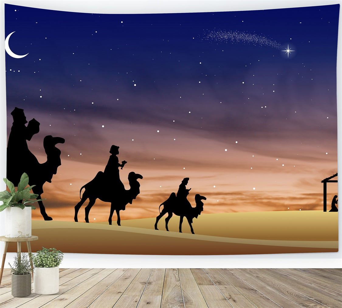 Nativity Backdrop Three Kings Holy Manger Backdrop UK BRP12-443