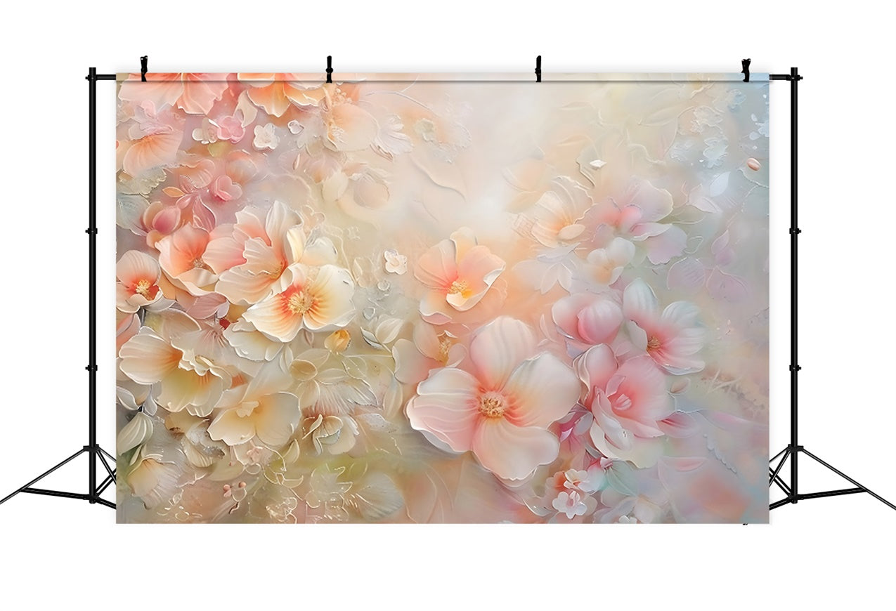 Floral Backdrops Pastel Flower Petals Dream Backdrop UK BRP12-537