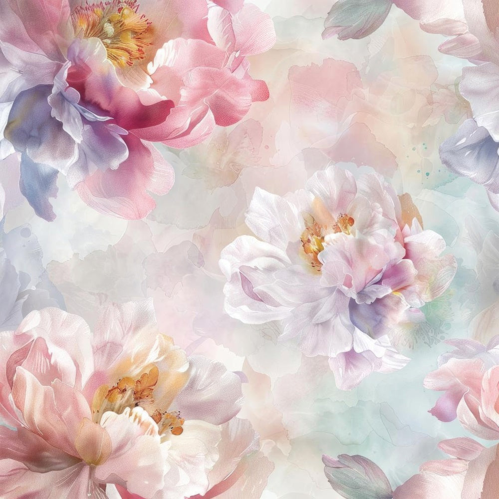 Floral Backdrop Diy Romantic Peony Blossom Artwork Backdrop UK BRP12-539