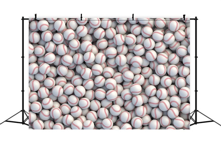 Sports Backdrops Baseball Collection Pile Photography Backdrop UK BRP12-571