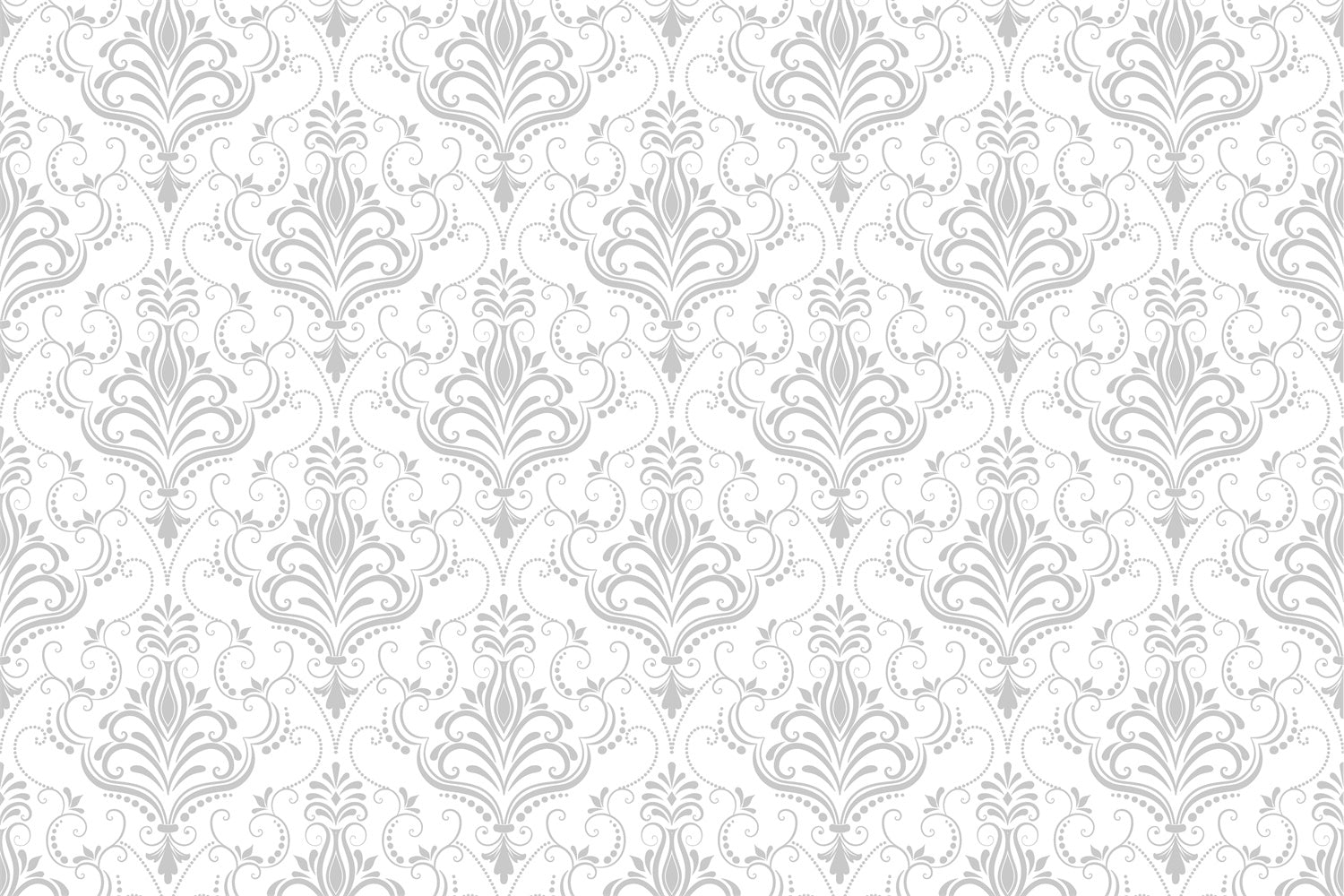 Photography Backdrops Damask Light Gray Ornate Floral Backdrop UK BRP12-596