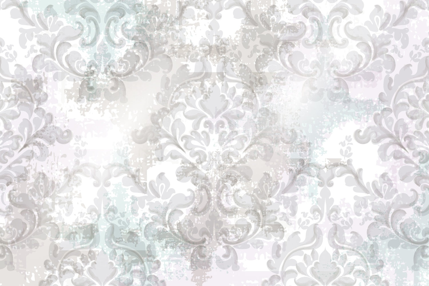 Damask Photo Backdrop Abstract Pastel Baroque Pattern Backdrop UK BRP12-599