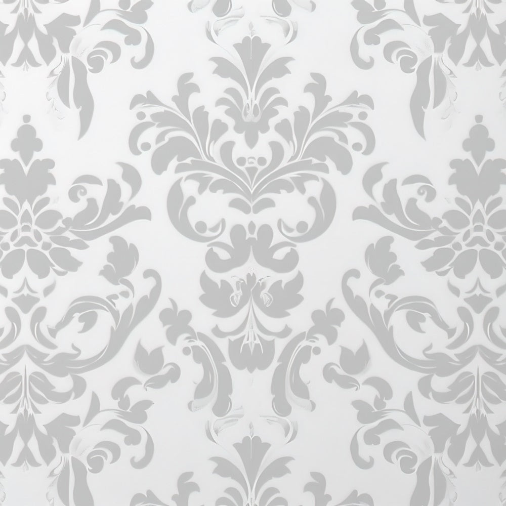 Damask Photography Backdrop Delicate Floral Curved Pattern Backdrop UK BRP12-600