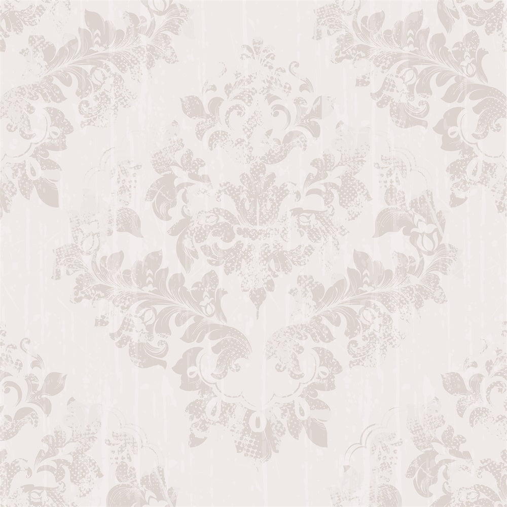 Damask Backdrop Photography Abstract Beige Faded Floral Backdrop UK BRP12-602