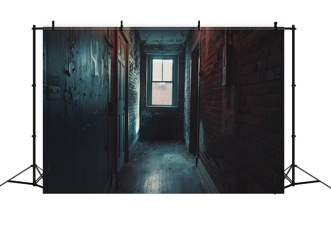 Architecture Backdrop Old Hallway Dim Lighting Backdrop UK BRP12-638