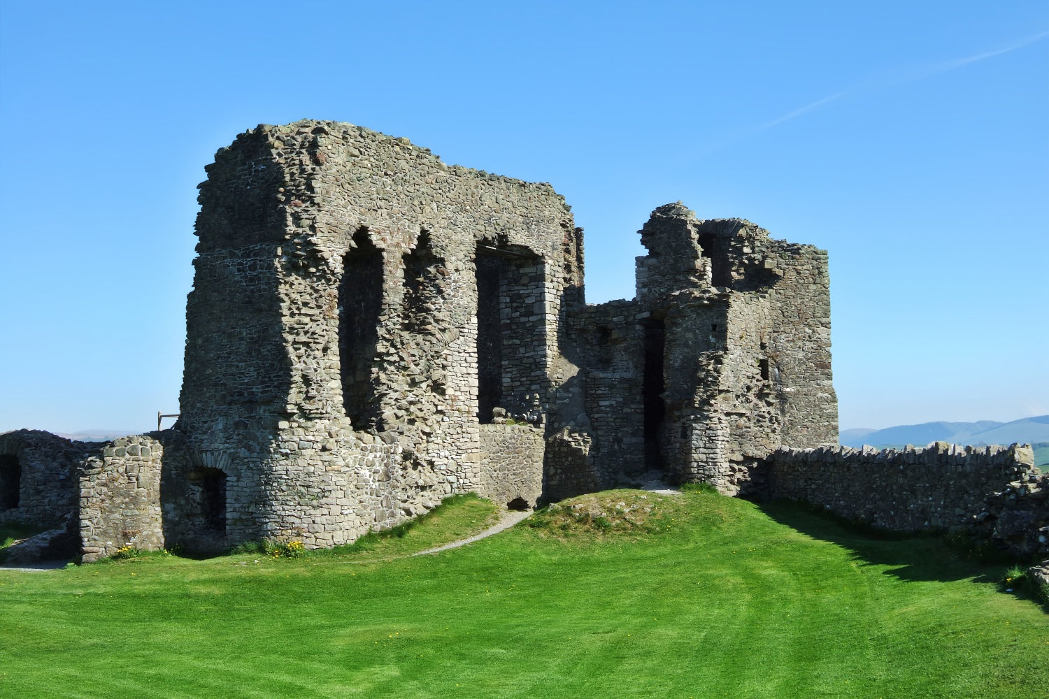 Architecture Backdrop Ancient Castle Ruins Sky Backdrop UK BRP12-643