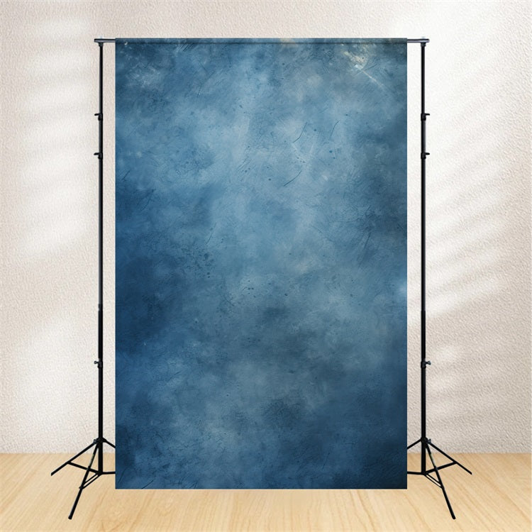 Maternity Photo Backdrops Blue Abstract Textured Wall Backdrop UK BRP12-7