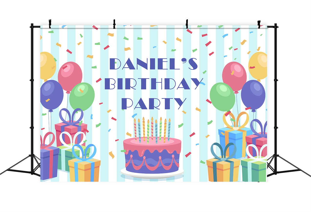 Customize Backdrop For Birthday Fun Party Gifts Balloons Backdrop UK BRP2-137