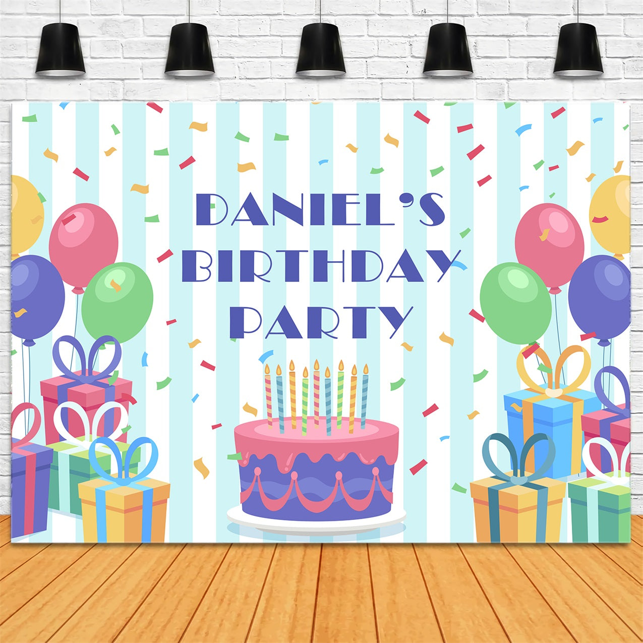 Customize Backdrop For Birthday Fun Party Gifts Balloons Backdrop UK BRP2-137