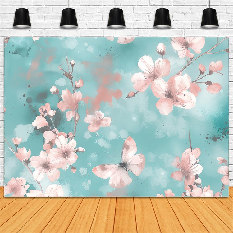 Flower Backdrop Photography Dreamy Watercolor Floral Backdrop UK BRP2-62