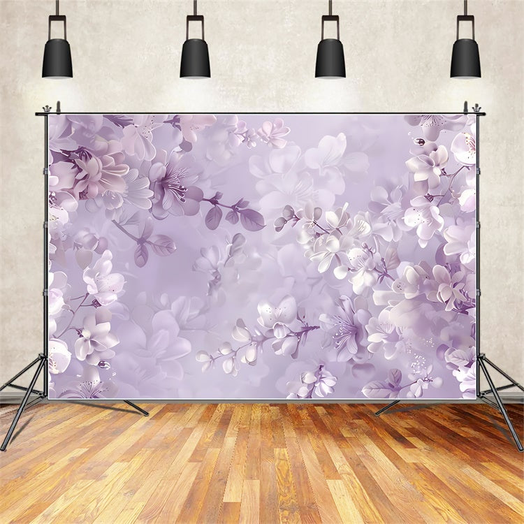 Flower Photography Backdrop Lavender Dream Blossom Backdrop UK BRP2-64