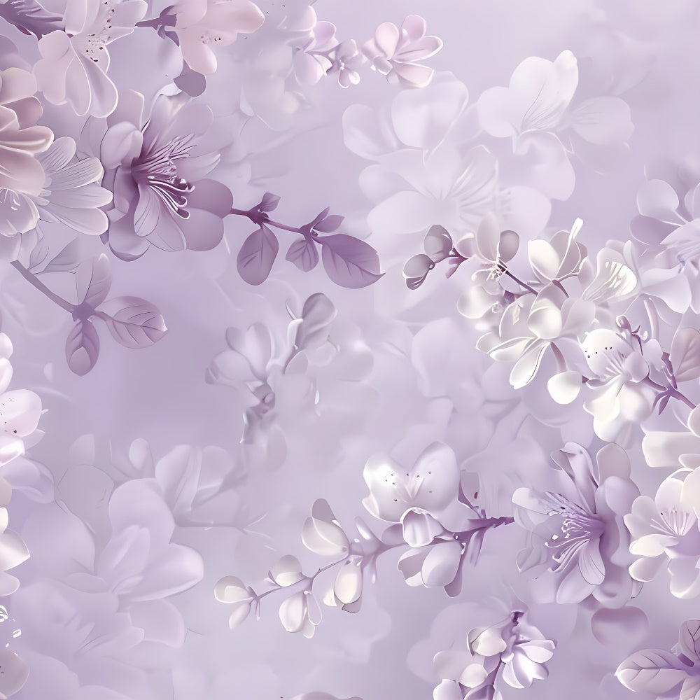 Flower Photography Backdrop Lavender Dream Blossom Backdrop UK BRP2-64