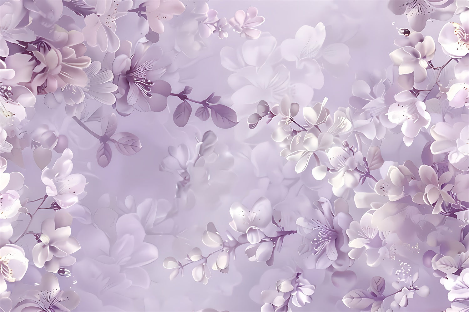 Flower Photography Backdrop Lavender Dream Blossom Backdrop UK BRP2-64