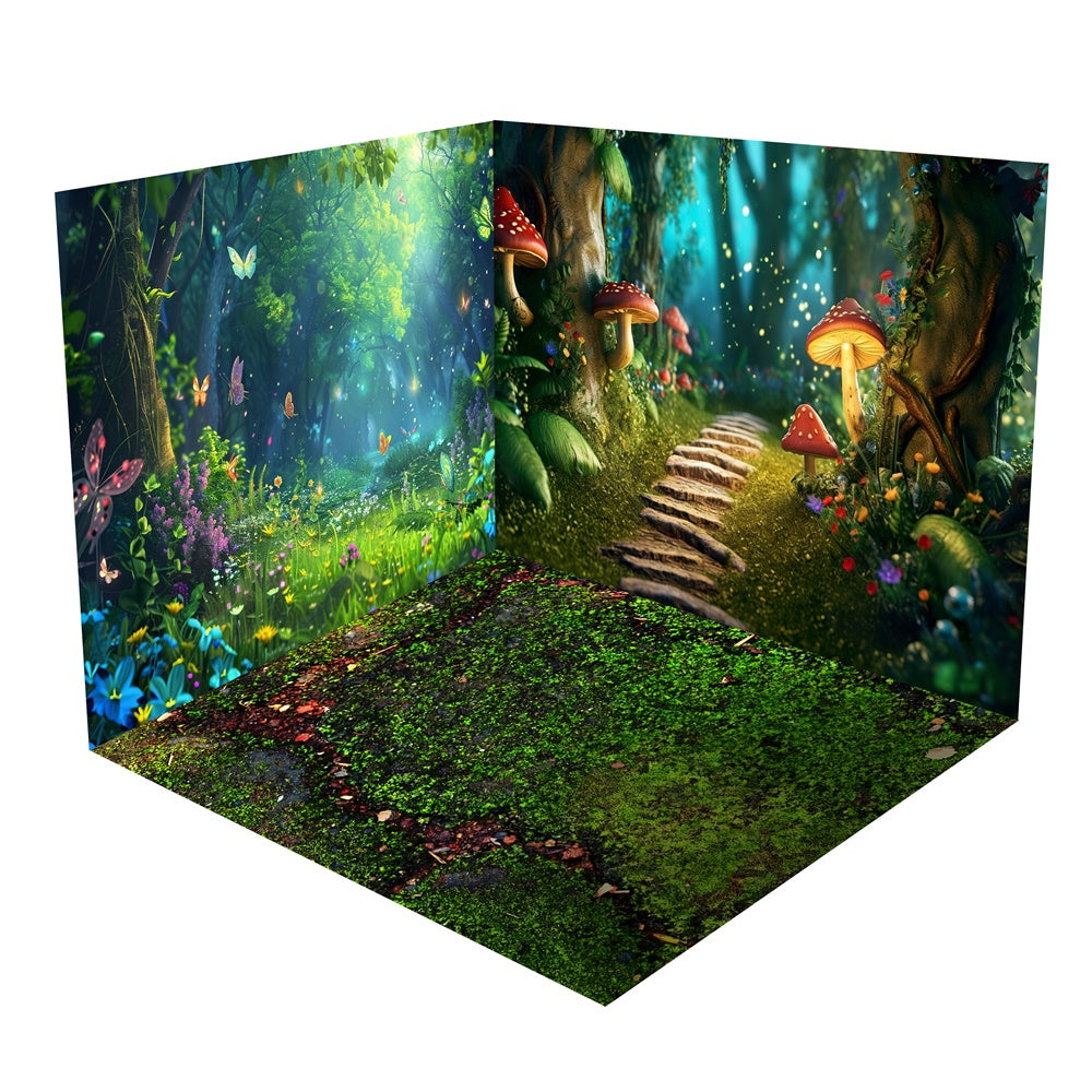 Magical Wonderland Dreamy Forest Backdrop Room Set UK BRP2-9