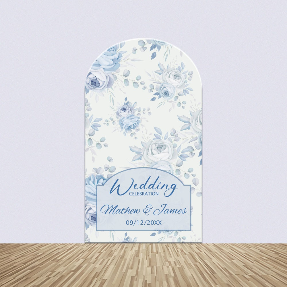 Wedding Photo Backdrop Soft Pastel Bloom Personalized Arch Backdrop Kit UK BRP4-148