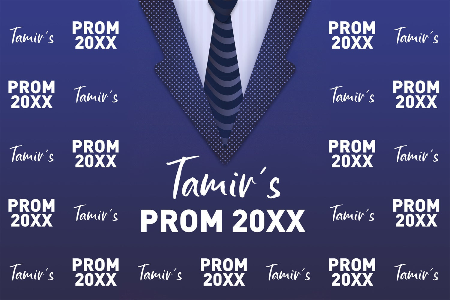 Prom Backdrop Ideas Blue Suit Graduation Party Backdrop UK BRP4-184
