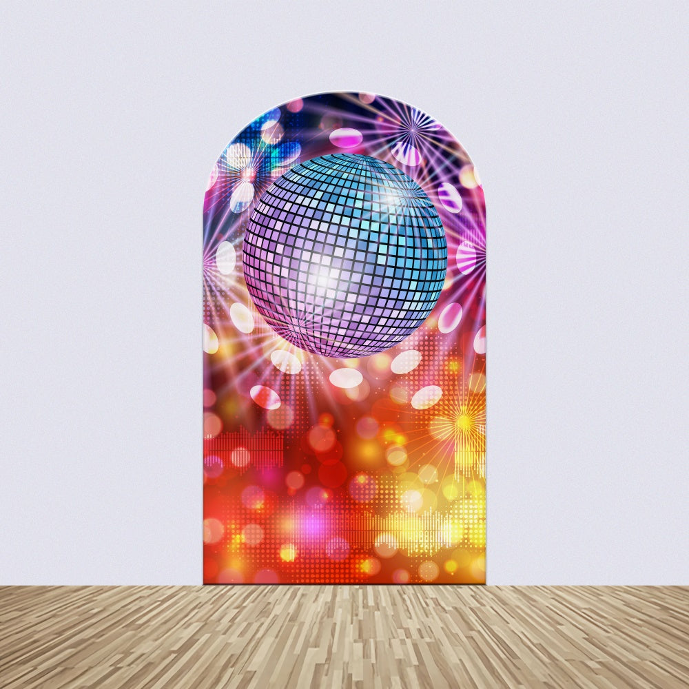 Backdrops For Dance Sparkling Disco Ball Arch Backdrop Kit UK BRP4-208