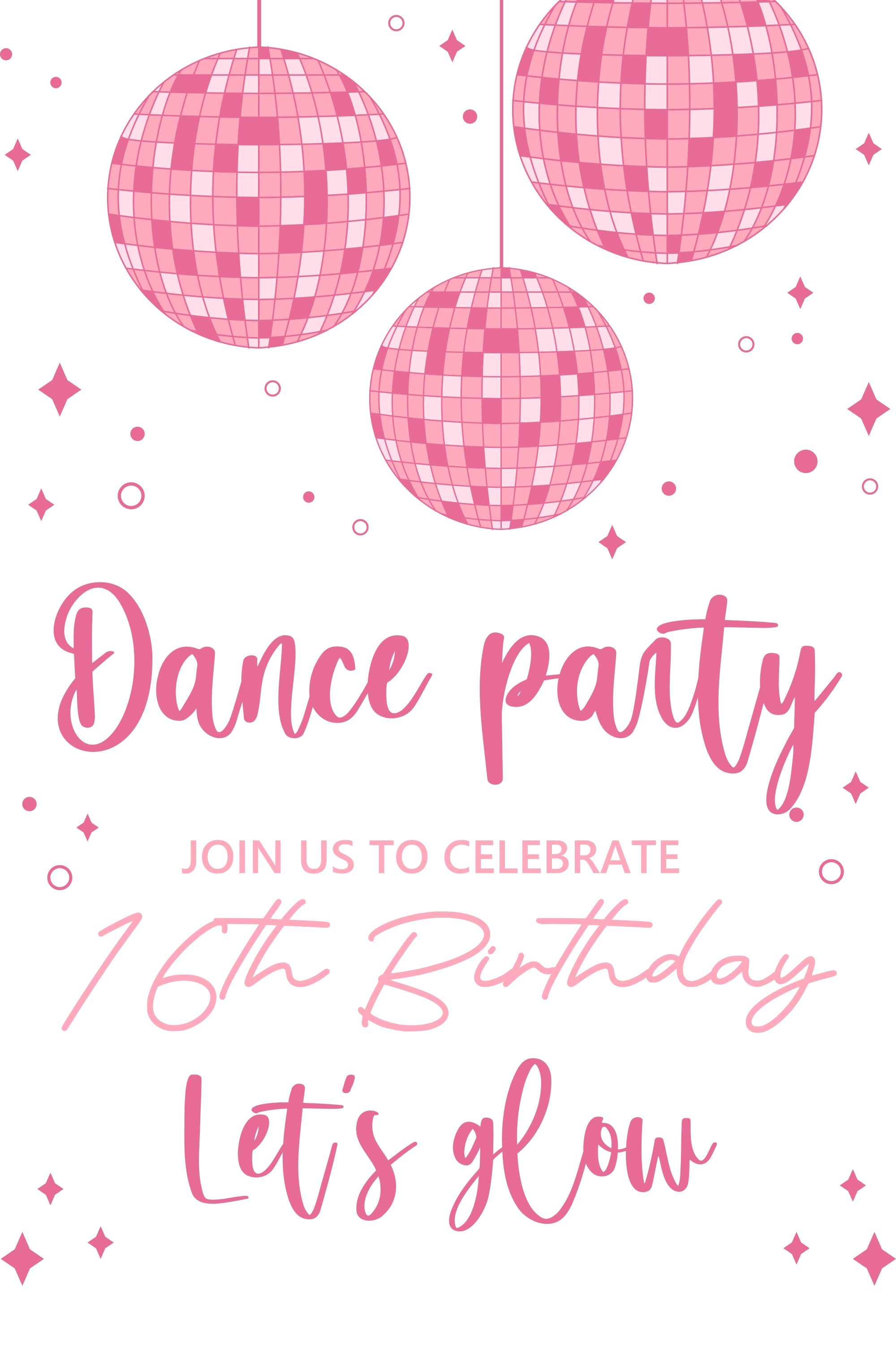Dance Backdrop Ideas Soft Pink Birthday  Theme Custom Backdrop UK BRP4-228
