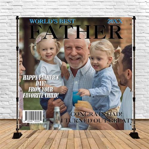 Fathers Day Backdrop Three Generations Picnic Custom Backdrop UK BRP5-67
