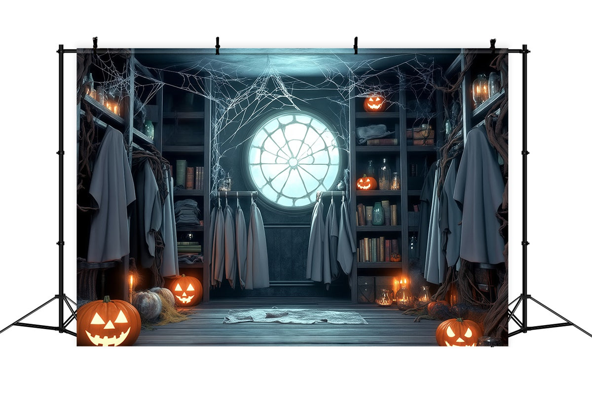 Halloween Backdrop Ideas Ghostly Dressing Room Backdrop UK BRP57-110