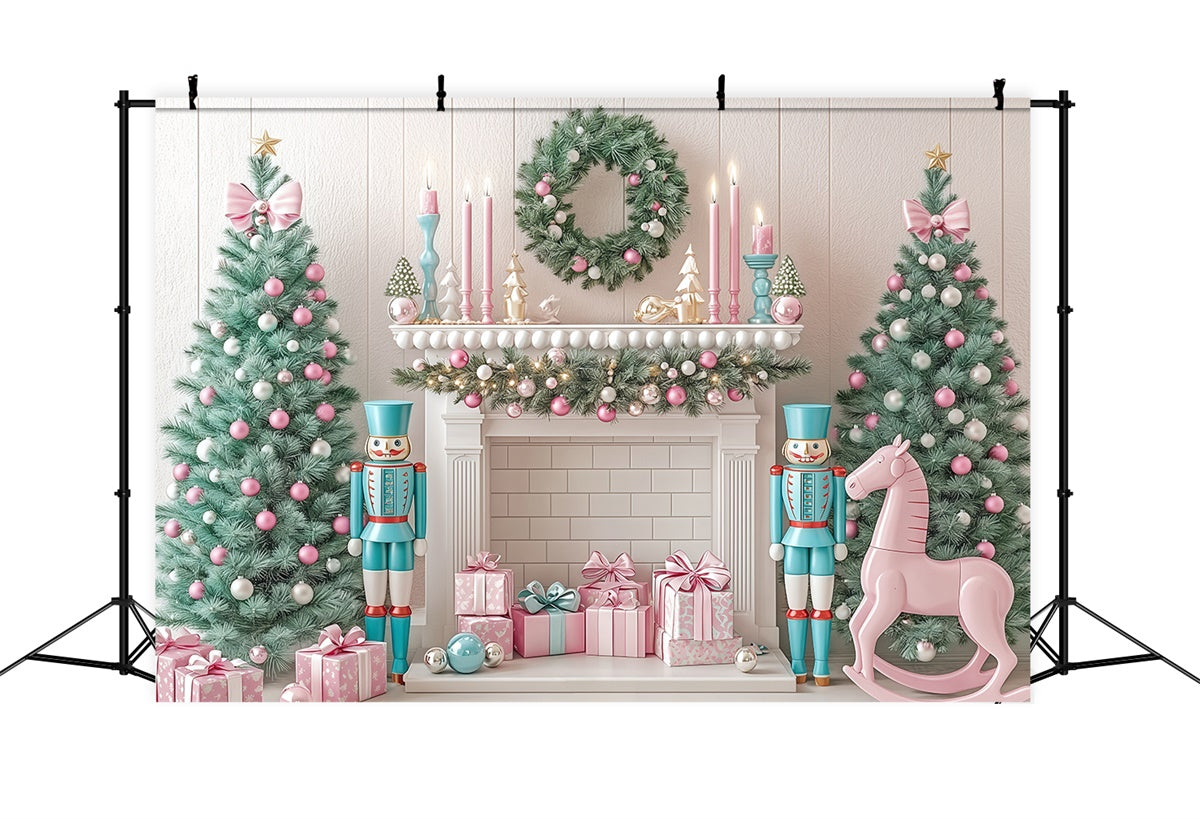 Christmas Backdrop Pastel Nutcracker Fantasy Backdrop UK BRP57-131