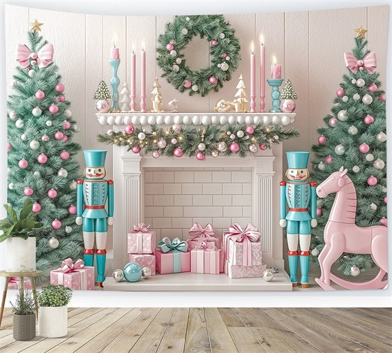 Christmas Backdrop Pastel Nutcracker Fantasy Backdrop UK BRP57-131