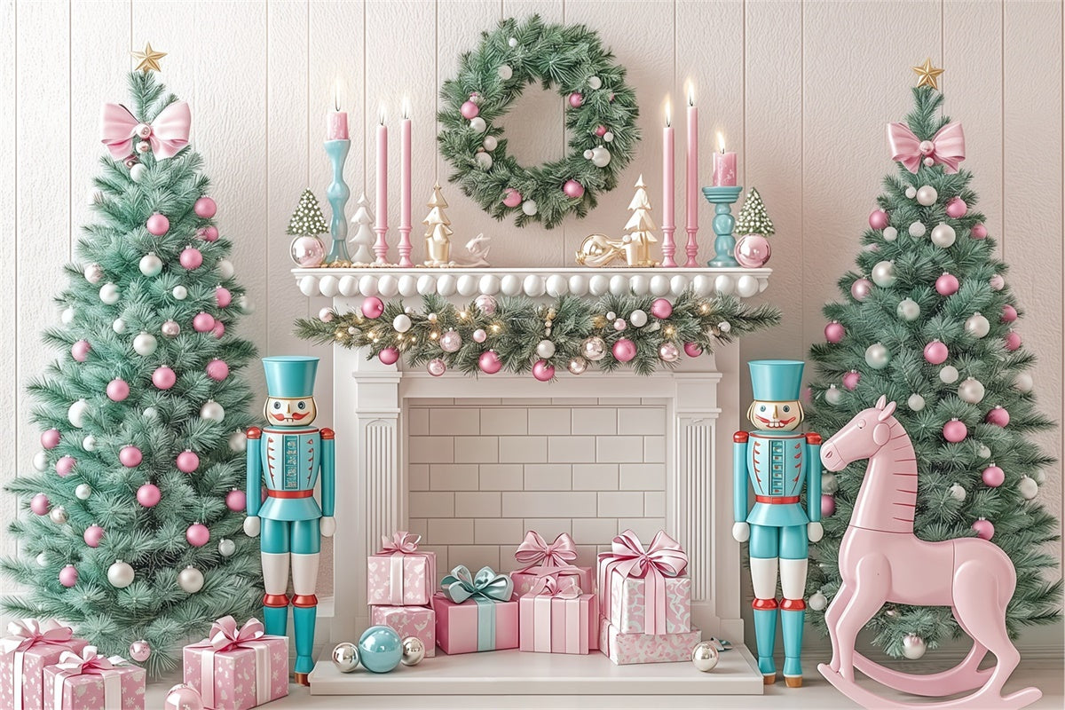 Christmas Backdrop Pastel Nutcracker Fantasy Backdrop UK BRP57-131