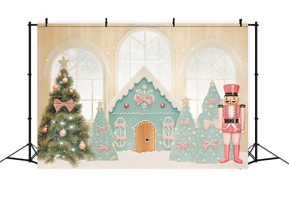 Christmas Backdrops Sale Nutcracker Sugar Shack Backdrop UK BRP57-142
