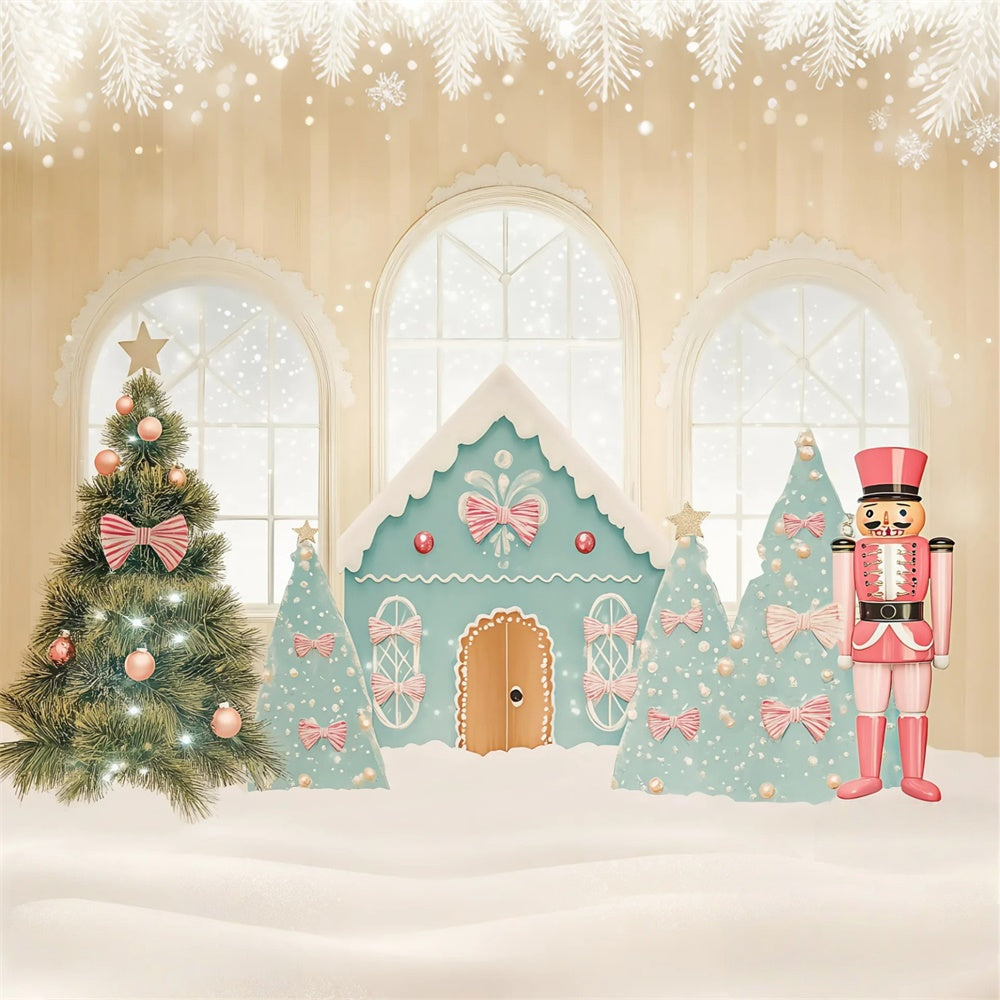 Christmas Backdrops Sale Nutcracker Sugar Shack Backdrop UK BRP57-142