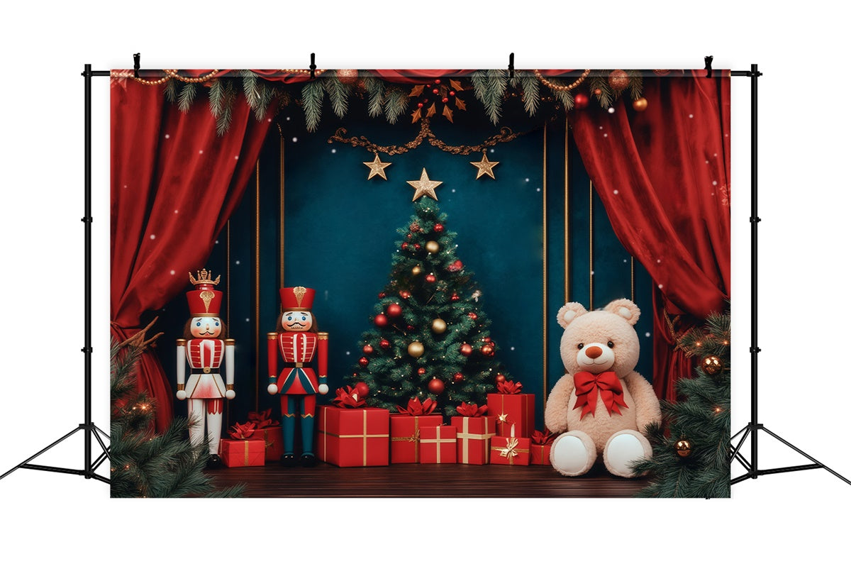 Christmas Backdrop Ideas Nutcracker Royal Stage Backdrop UK BRP57-144