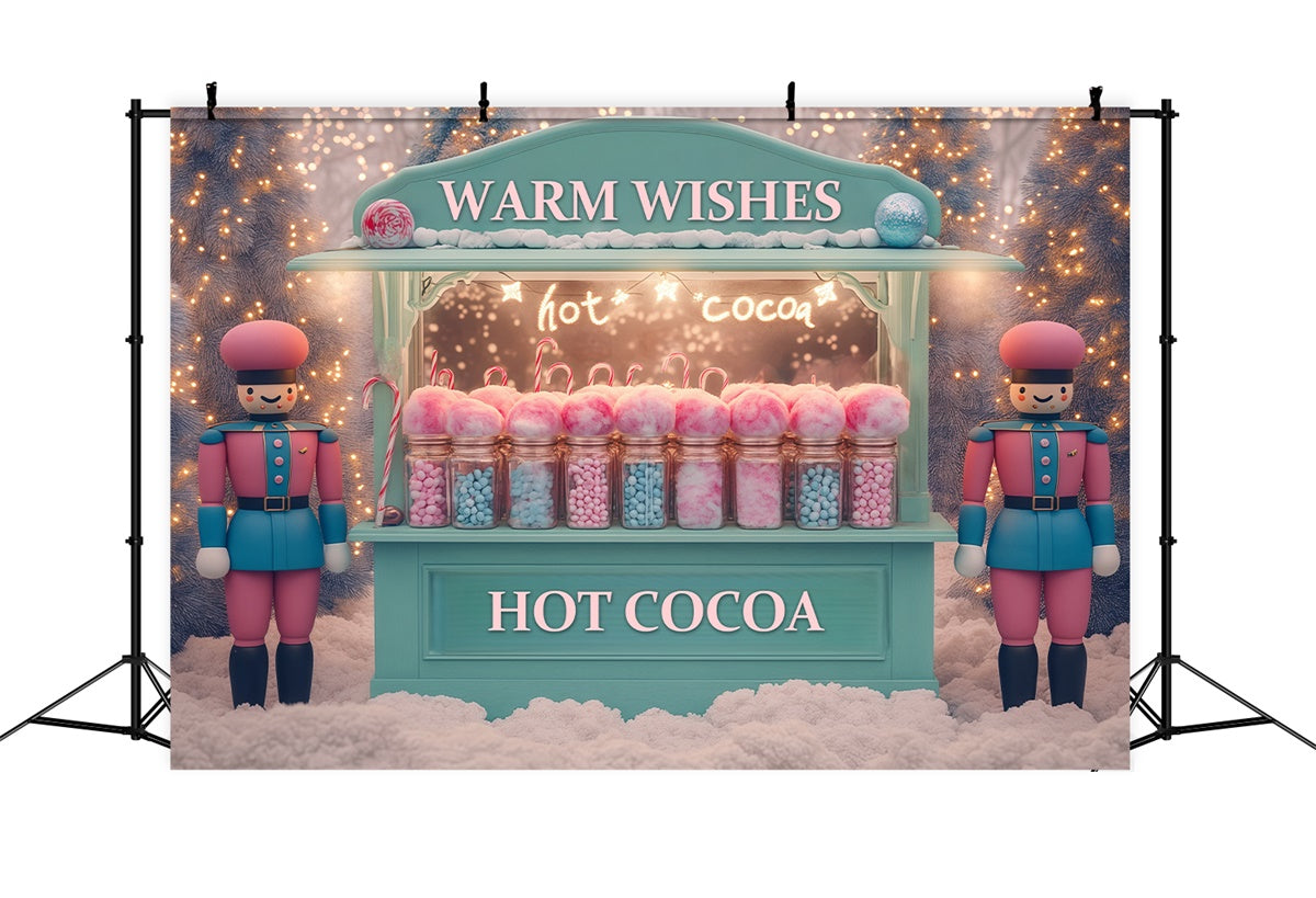 Christmas Backdrops For Photos Cozy Sweet Stand Backdrop UK BRP57-146