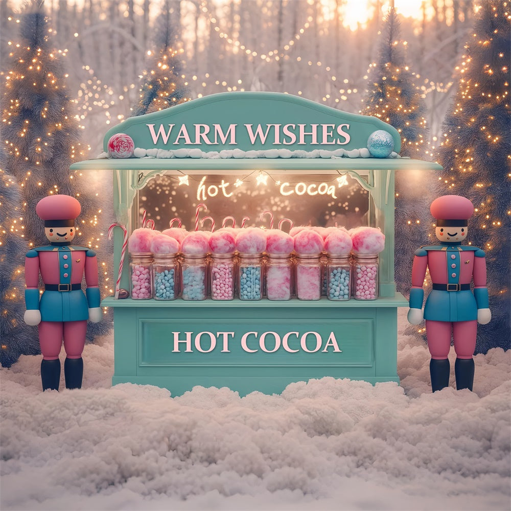 Christmas Backdrops For Photos Cozy Sweet Stand Backdrop UK BRP57-146