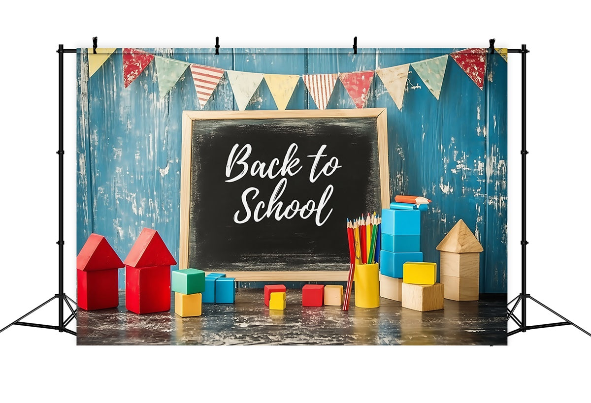 Back To School Photo Backdrop Play Learn Welcome Backdrop UK BRP57-15