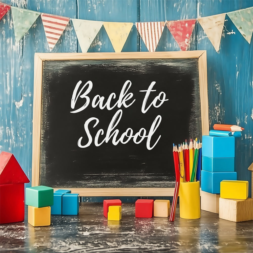 Back To School Photo Backdrop Play Learn Welcome Backdrop UK BRP57-15
