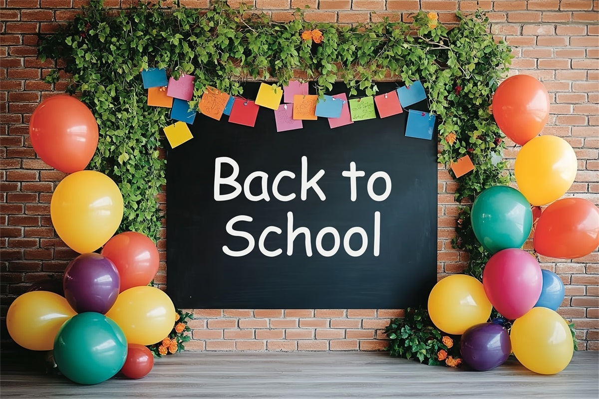 School Photo Backdrops Brick School Bash Backdrop UK BRP57-20