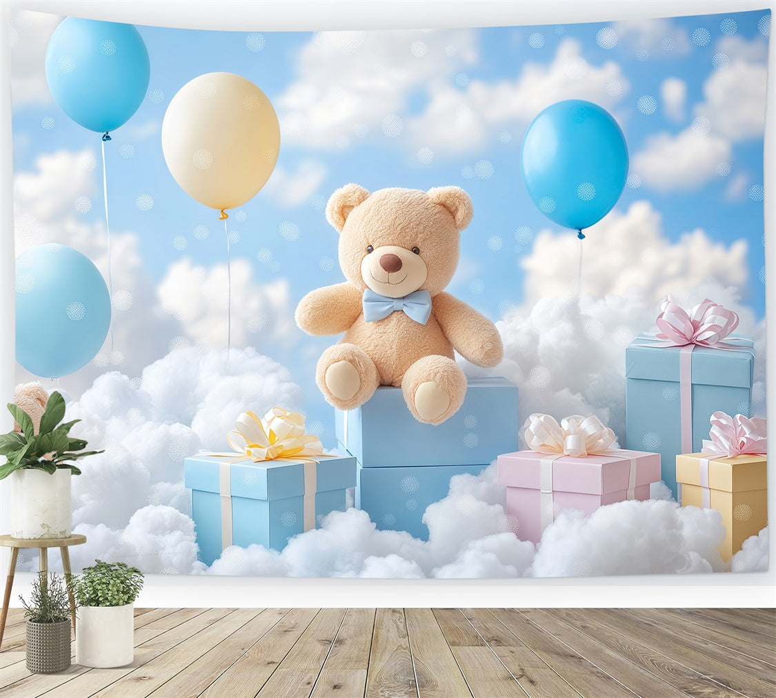 Cloud Photography Backdrop Sky Gift Celebration Backdrop UK BRP57-221