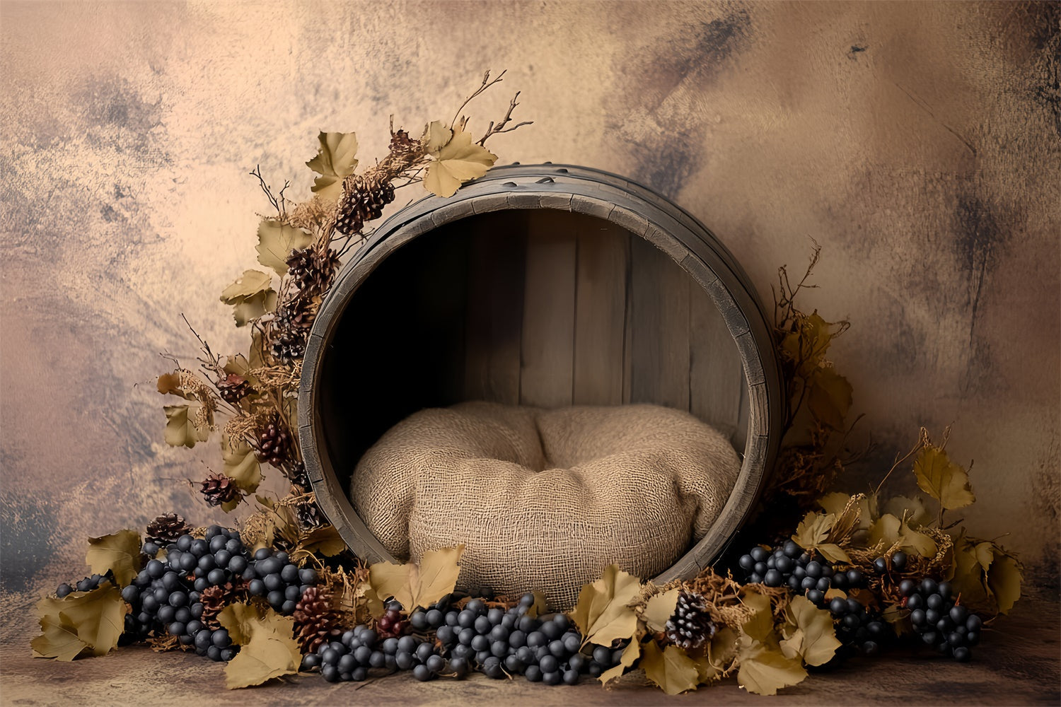 Childrens Backdrops Grape Harvest Cradle Backdrop UK BRP57-266