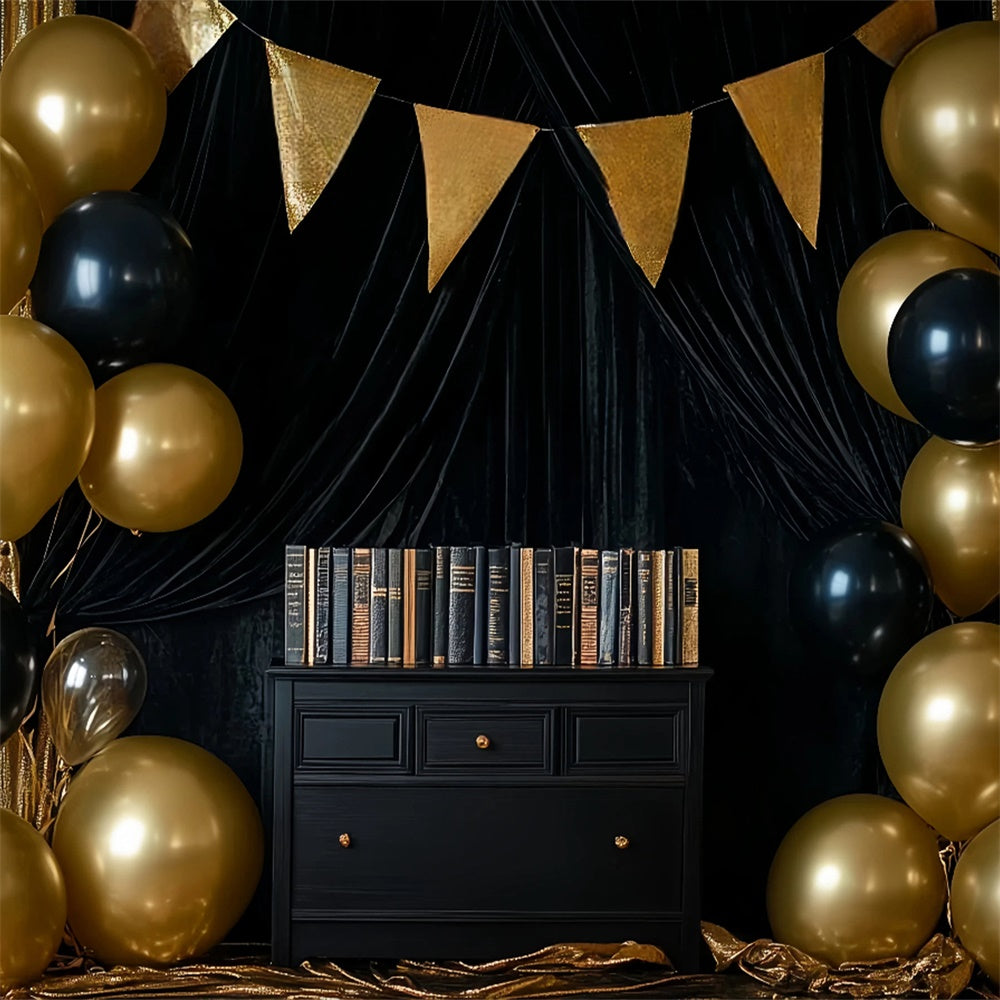 Back To School Photo Backdrop Elegant Academia Backdrop UK BRP57-27
