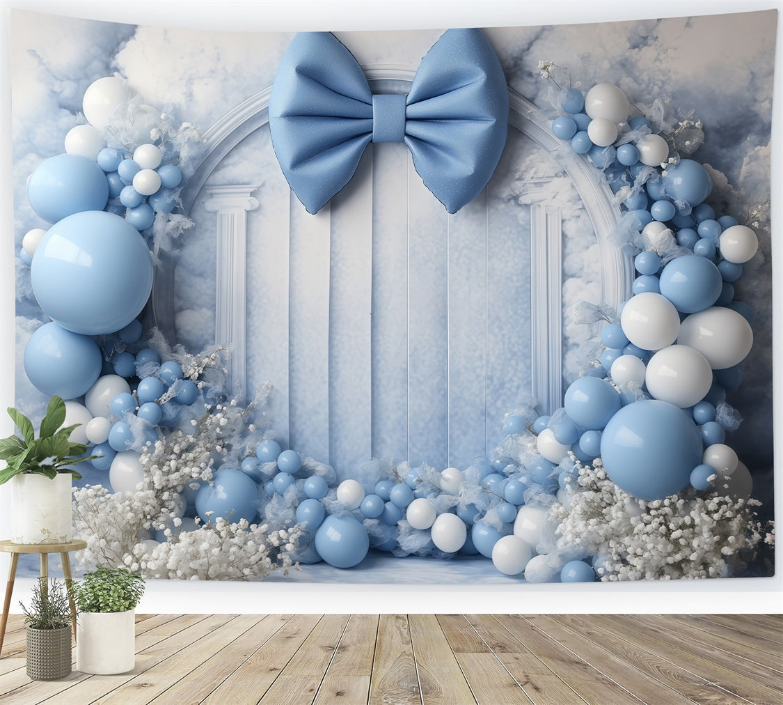 Newborn Backdrops Blue Arch Fantasy Backdrop UK BRP57-281