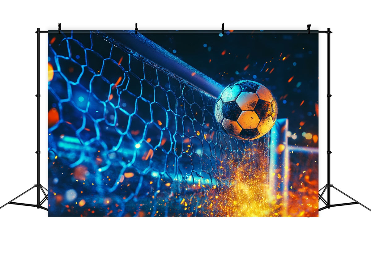 Soccer Backdrop Sparkshot Goal Impact Backdrop UK BRP57-317