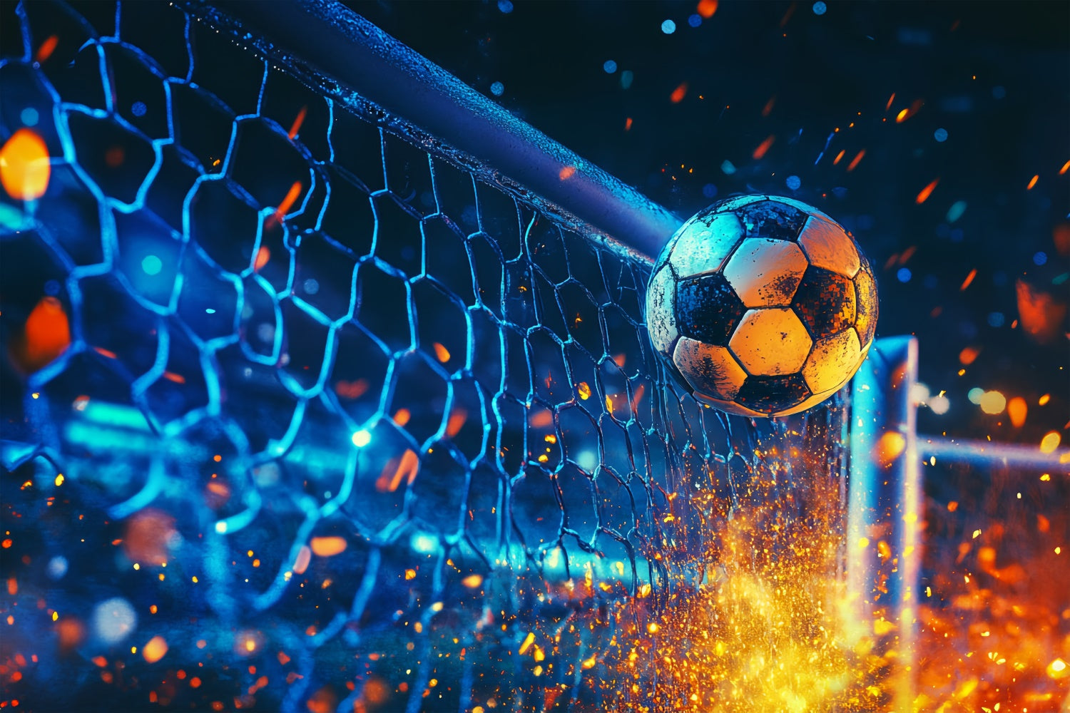 Soccer Backdrop Sparkshot Goal Impact Backdrop UK BRP57-317